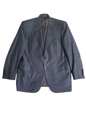 Brioni Blazer Mens 42R Gray Blue BRUNICO Wool Silk Suit Jacket